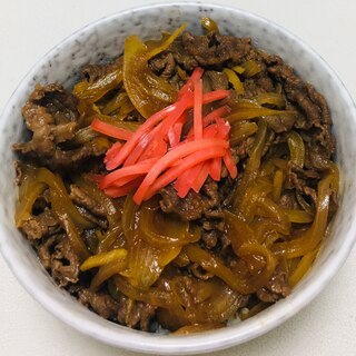 ご飯が進む牛丼